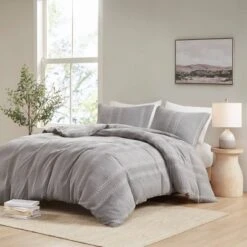 3pc Hailey Cotton Gauze Waffle Weave Comforter Set Gray - Urban Habitat 15 3pc Hailey Cotton Gauze Waffle Weave Comforter Set Gray - Urban Habitat -Laura Ashley Shop GUEST a7826ef6 9e84 4500 b722 4e90ac6b3036