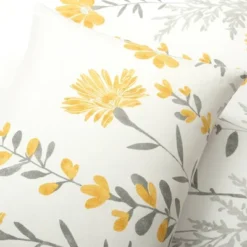 3pc Aprile Cotton Duvet Cover Set Yellow/Gray - Lush Décor -Laura Ashley Shop GUEST a914132d a3aa 4851 876f 464282560ee9