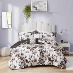 Hannah Floral Print Comforter Set