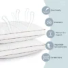 Peace Nest Natural Goose Feather And Down Sleeping 100% Cotton Pillow Cover Downproof Gusseted 2 Count 1 Peace Nest Natural Goose Feather And Down Sleeping 100% Cotton Pillow Cover Downproof Gusseted 2 Count -Laura Ashley Shop GUEST ab5a22c9 ec94 4403 ad63 e651be9e5938