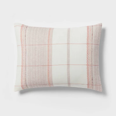 8pc Stripe Boho Comforter Set Mauve - Threshold™ 6 8pc Stripe Boho Comforter Set Mauve - Threshold™ - Image 4