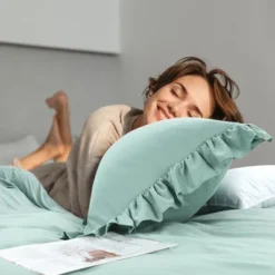 PiccoCasa 110GSM Brushed Microfiber Soft Duvet Cover Set With Corner Ties 3 Pcs -Laura Ashley Shop GUEST ae6cf4b1 b22e 47e9 917d 0a059d78631a