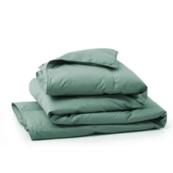 Peace Nest Organic Cotton Down Feather Comforter Duvet Insert, Green -Laura Ashley Shop GUEST b01ba08d f654 4396 8422 7bd3984a0225
