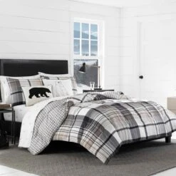 Plaid Normandy Reversible Comforter Set - Eddie Bauer -Laura Ashley Shop GUEST b92c5d0e 37a5 4aba b69e d97841e24d7a