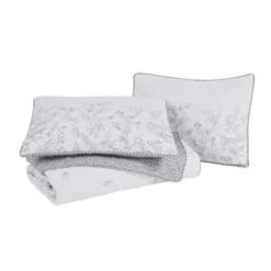 King Flora Quilt & Sham Set Gray - Laura Ashley -Laura Ashley Shop GUEST bd327abb 348f 4f8d 8712 9c149493a9ae