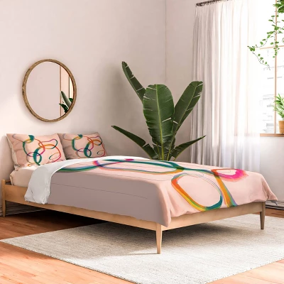 Deny Designs ThirtyOne Illustrations Love And Aberration Comforter Set Pink 3 Deny Designs ThirtyOne Illustrations Love And Aberration Comforter Set Pink