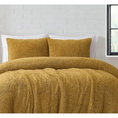 Brooklyn Loom 2pc Twin Marshmallow Comforter Set Mustard 6 Brooklyn Loom 2pc Twin Marshmallow Comforter Set Mustard - Image 4
