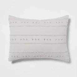 4pc Clipped Stripe Poms Comforter Bedding Set - Threshold™ -Laura Ashley Shop GUEST c513e7a2 e419 413e 9246 e63bf81df859