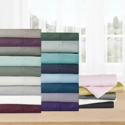 Cotton Sheets Set - Softest 400 Thread Count Bed Sheets, 100% Cotton Sateen, Cooling, Deep Pocket By California Design Den -Laura Ashley Shop GUEST c57ca931 d84b 4e7d 9f98 61197e488010