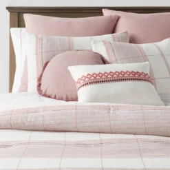 8pc Stripe Boho Comforter Set Mauve - Threshold™ 19 8pc Stripe Boho Comforter Set Mauve - Threshold™ -Laura Ashley Shop GUEST c7aff78e 3b9e 4586 948f 57e29f9638b7