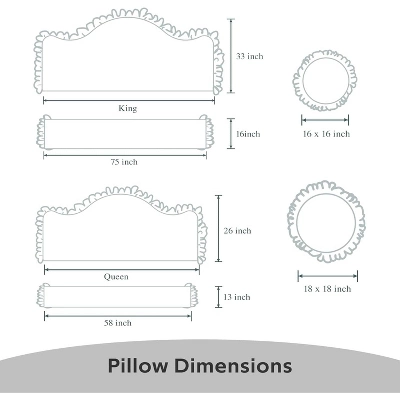 MaseiKar Decorative Pillows For Bed 4 Set, Include Headboard Pillow, Body Pillow For Adults And 2 X Round Decorative Throw Pillows For Bed 8 MaseiKar Decorative Pillows For Bed 4 Set, Include Headboard Pillow, Body Pillow For Adults And 2 X Round Decorative Throw Pillows For Bed - Image 6