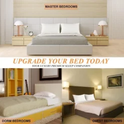 Aghana Digitals King Size Bed Pillows Set Of 2, Cooling Down Alternative Filling Soft Down Alternative Filling For Back, Stomach Or Side Sleepers -Laura Ashley Shop GUEST ca92bba1 e4a2 4084 b636 9f717e98b27f