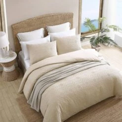 Tommy Bahama 3pc Textured Waffle 100% Cotton Comforter & Sham Set -Laura Ashley Shop GUEST d3ddaede bad7 444a 8600 a8a2bdc5a5c5
