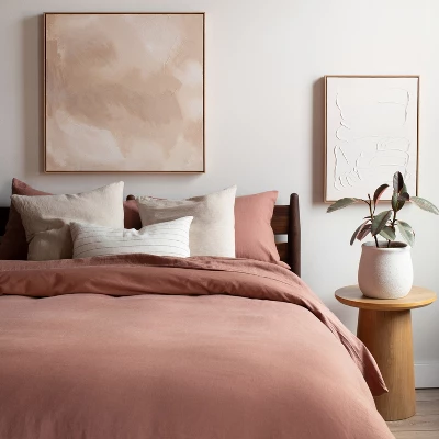 French Linen And Cotton Duvet Cover & Sham Set | BOKSER HOME 7 French Linen And Cotton Duvet Cover & Sham Set | BOKSER HOME - Image 5