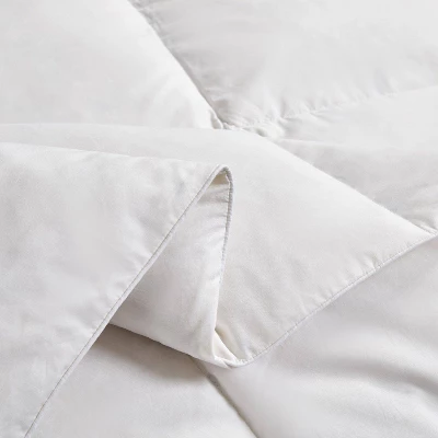 Serta King All Seasons Cotton Blend Feather Down Comforter: Hypoallergenic, Box Quilted, 233 Thread Count 4 Serta King All Seasons Cotton Blend Feather Down Comforter: Hypoallergenic, Box Quilted, 233 Thread Count - Image 2