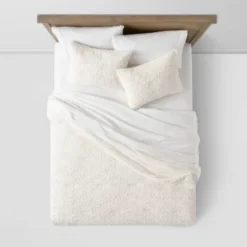 Textured Faux Fur Comforter & Sham Set - Threshold™ 7 Textured Faux Fur Comforter & Sham Set - Threshold™ -Laura Ashley Shop GUEST dba9e9d7 3375 4350 a035 8411f1d4e933