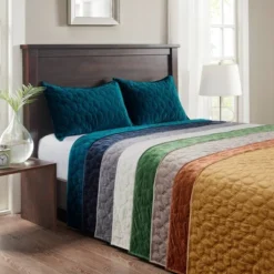 Madison Park Mercer Faux Velvet Reversible Coverlet Set 17 Madison Park Mercer Faux Velvet Reversible Coverlet Set -Laura Ashley Shop GUEST dbd20289 c62b 4e29 8953 aa896475b7b0