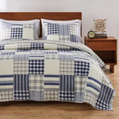 Napa Quilted Reversible Pillow Sham Blue By Greenland Home Fashions -Laura Ashley Shop GUEST dd90e986 044b 4547 add7 976621067226