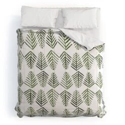 Deny Designs Angela Minca Pine Trees Comforter Set Green -Laura Ashley Shop GUEST deab3e25 6b56 436a 8c26 57267517f2c7