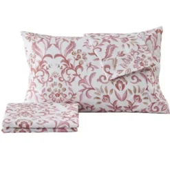 Great Bay Home Watercolor Floral Microfiber Wrinkle-Resistant Sheet Set -Laura Ashley Shop GUEST dfa2f7e4 695f 4af2 83db 6bd658bafab2