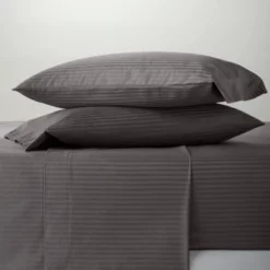 400 Thread Count Damask Solid Sheet Set - Threshold™