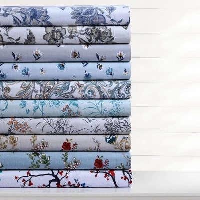 Emilia Tree Printed Flannel Oversized Duvet Cover Set - Azores Home 4 Emilia Tree Printed Flannel Oversized Duvet Cover Set - Azores Home - Image 2