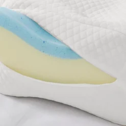 Kumasinova Orthopedic Knee Pillow For Side Sleepers,Memory Foam Pillows For Pain Relief,OEKO-TEX Certified Bed Pillows For Spinal Alignment,White -Laura Ashley Shop GUEST e5539fd5 eab3 426d b772 101536efcfbb