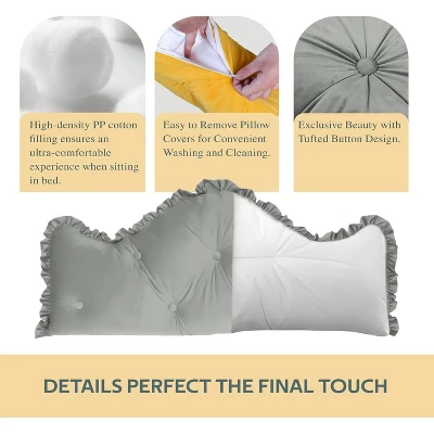 MaseiKar Decorative Pillows For Bed 4 Set, Include Headboard Pillow, Body Pillow For Adults And 2 X Round Decorative Throw Pillows For Bed 7 MaseiKar Decorative Pillows For Bed 4 Set, Include Headboard Pillow, Body Pillow For Adults And 2 X Round Decorative Throw Pillows For Bed - Image 5
