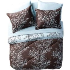 8pc Leaf Bed In A Bag Comforter Set Blue & Chocolate - VCNY Home -Laura Ashley Shop GUEST f13ec7d5 2209 4702 b7e4 4a336b080bb4