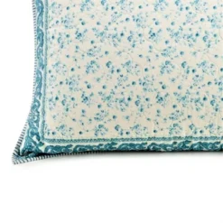 Standard Felicity Sham White/Turquoise - Jessica Simpson -Laura Ashley Shop GUEST faeb6170 0b86 4c83 95a8 99e8547d2d47